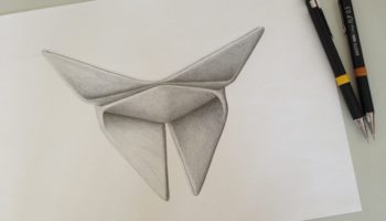 Origami-Schmetterling